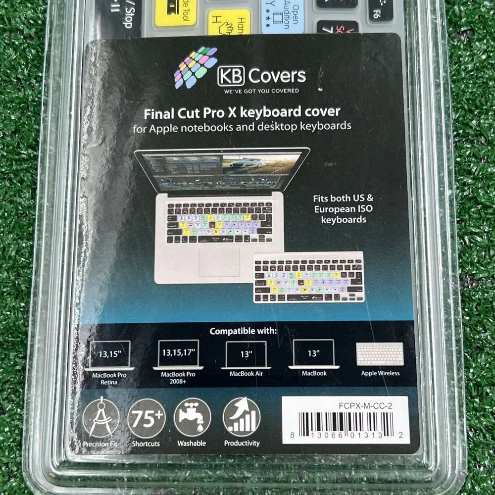 KB Covers Final Cut Pro X Keyboard Cover For MacBook Pro-MacBook‎ New